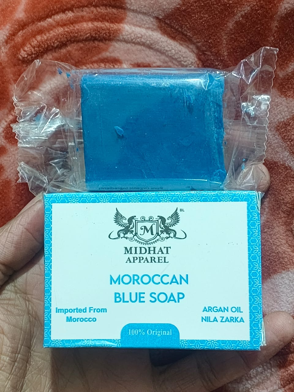 Moroccan Blue Soap 50g - Image 3