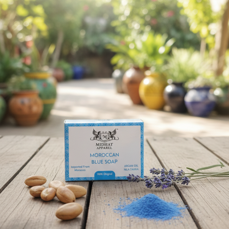 Moroccan Blue Soap 50g